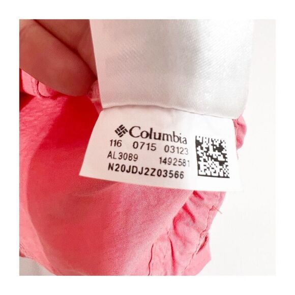 Columbia Jacket Womens Arch Cpe III Hooded UPF15 Salmon Pink Size Medium - Picture 4 of 8